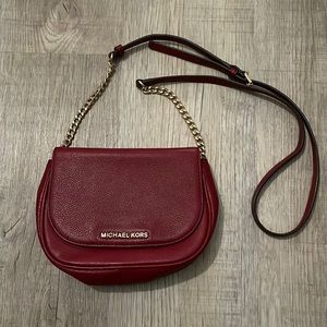 Red Michael Kors Crossbody